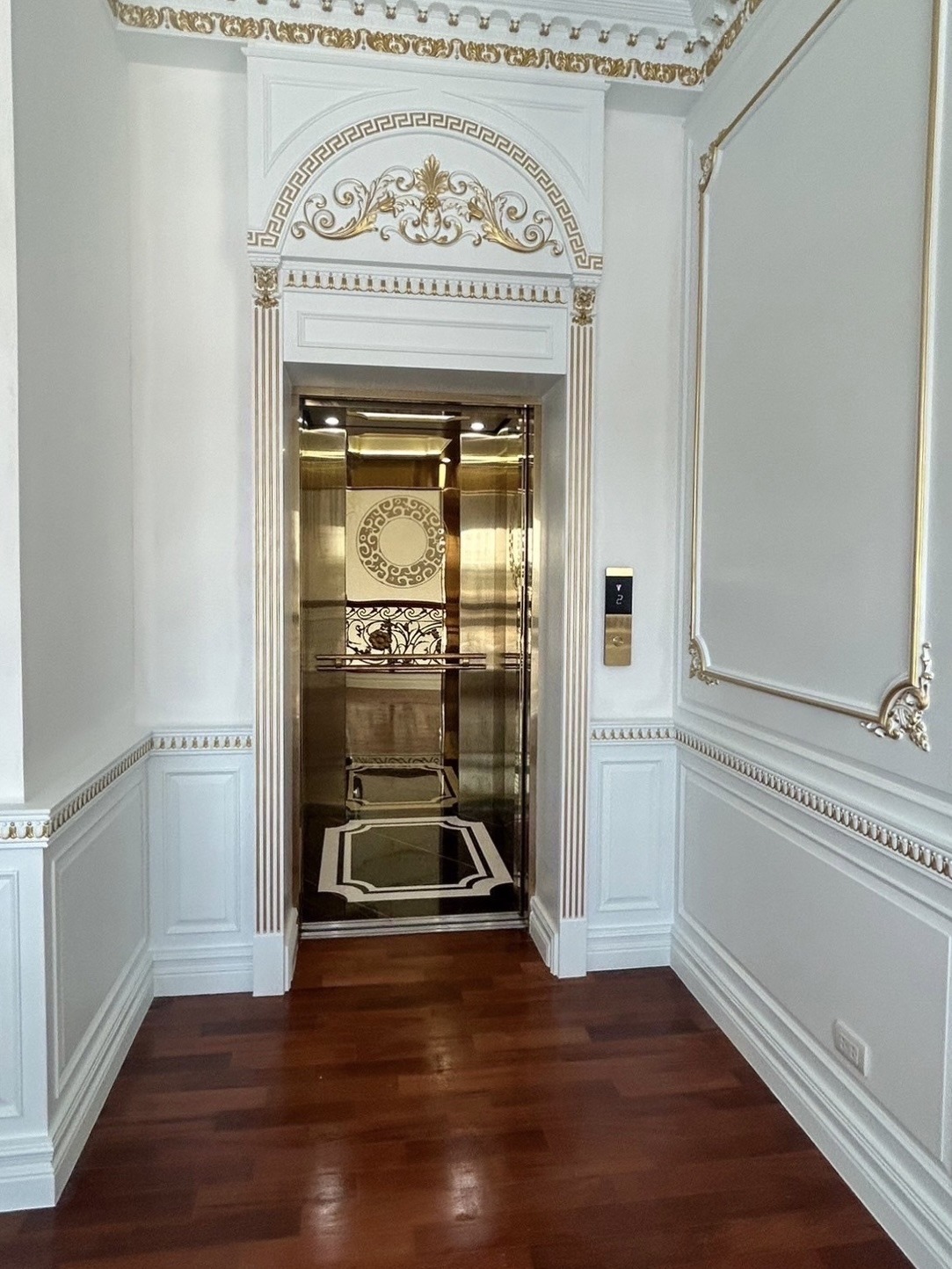 Ultra Luxury Golden Lift