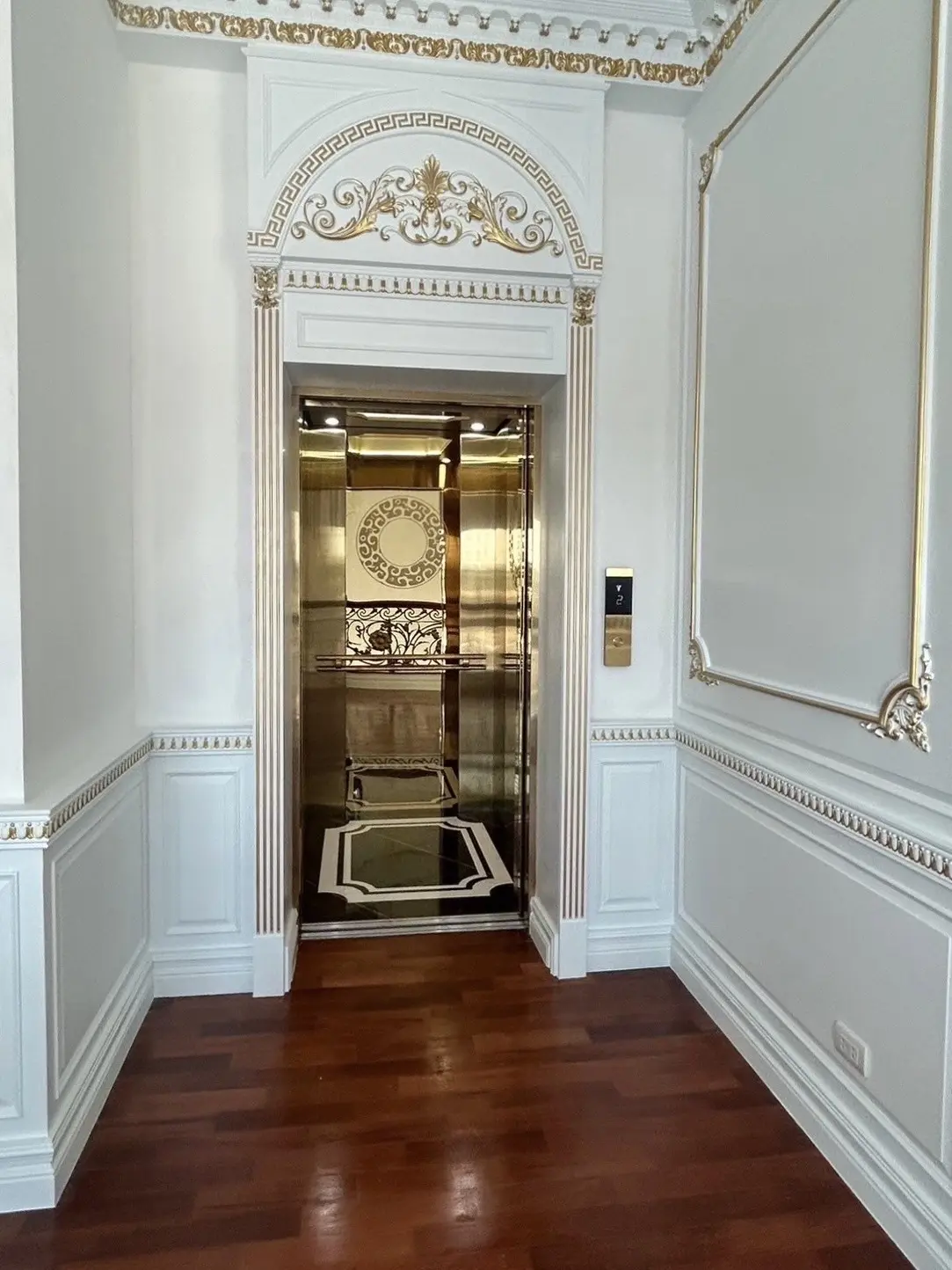Ultra Luxury Golden Lift