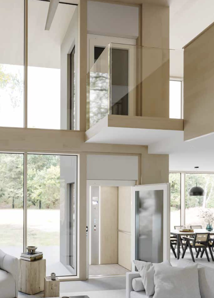 Simplift Screw-Driven Home Lift from Italy Lift