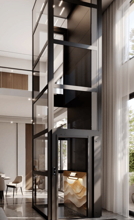 AREALIFTING: Chromo Half Wall Screw Driven Lift